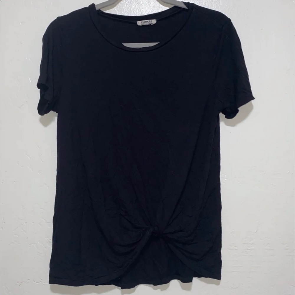 Black crop top